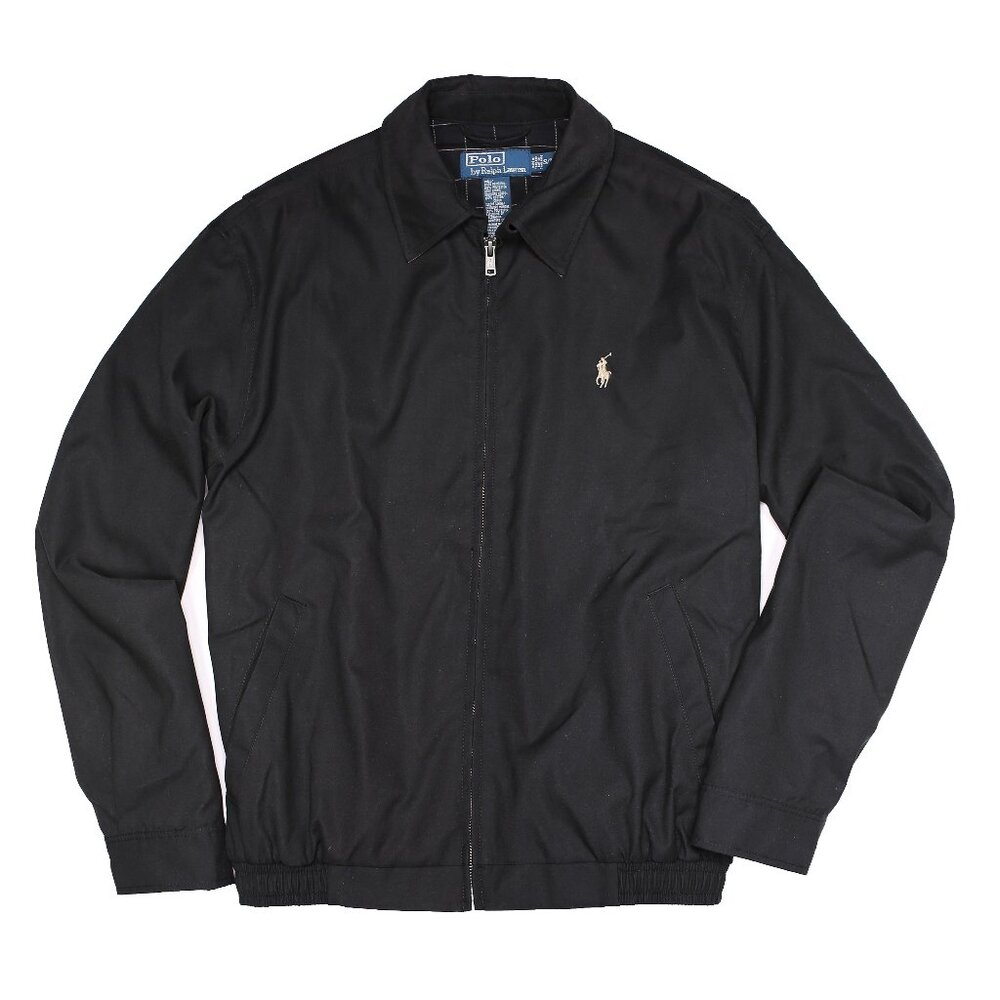 NWT Polo Ralph Lauren Men's Bi-Swing Jacket Windbreaker Black MSRP $185